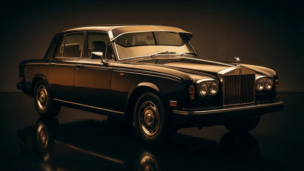 Rolls-Royce Silver Shadow II Car Windscreen Sunvisor - 1