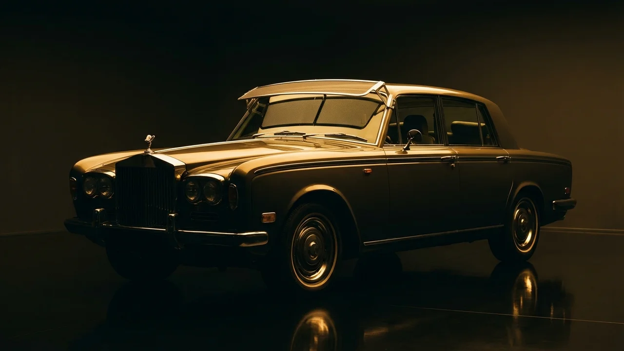 Rolls-Royce Silver Shadow Car Windscreen Sunvisor - 1