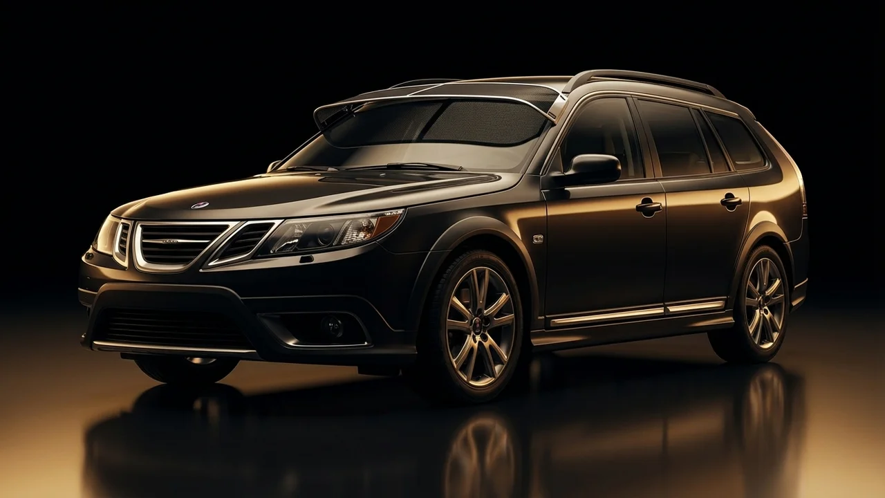 Saab 9-3X Car Windscreen Sunvisor - 1