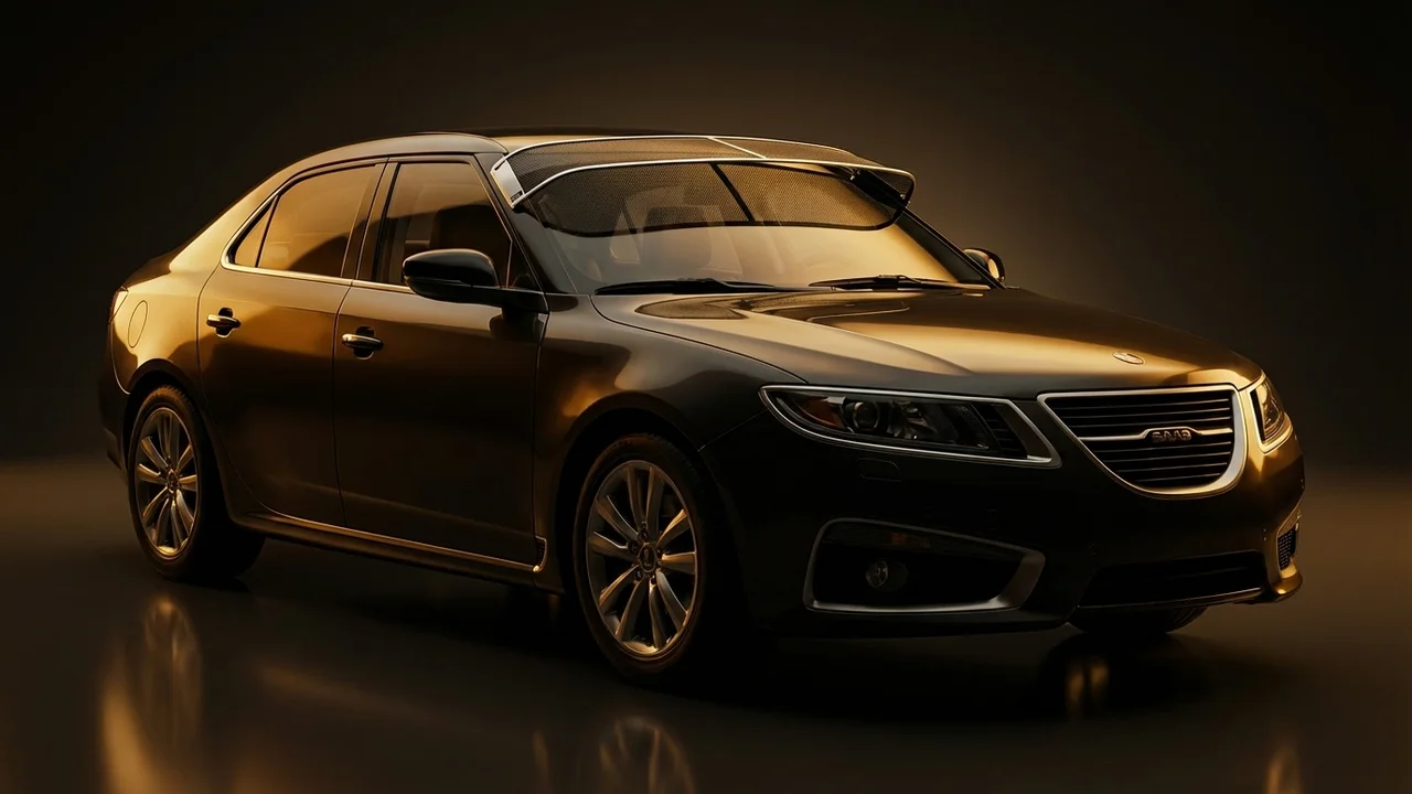 Saab 9-5 Car Windscreen Sunvisor - 5