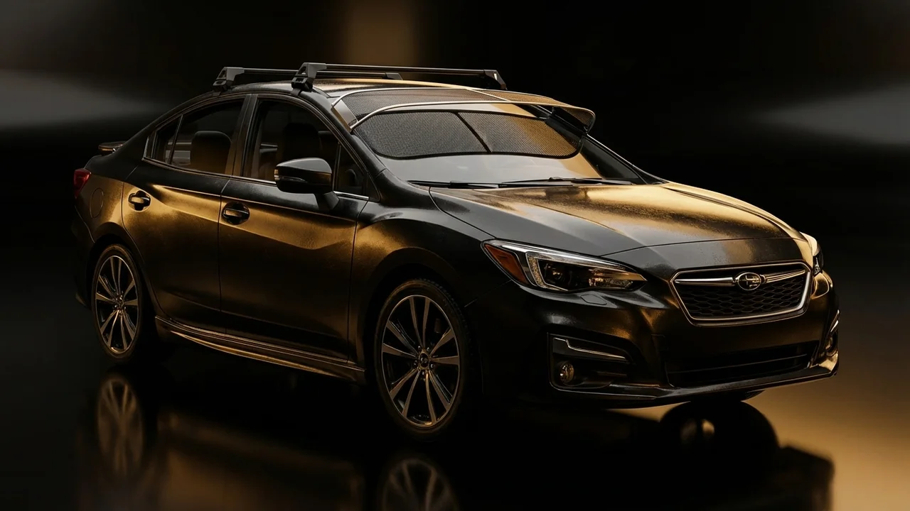 Subaru RX Car Windscreen Sunvisor - 1