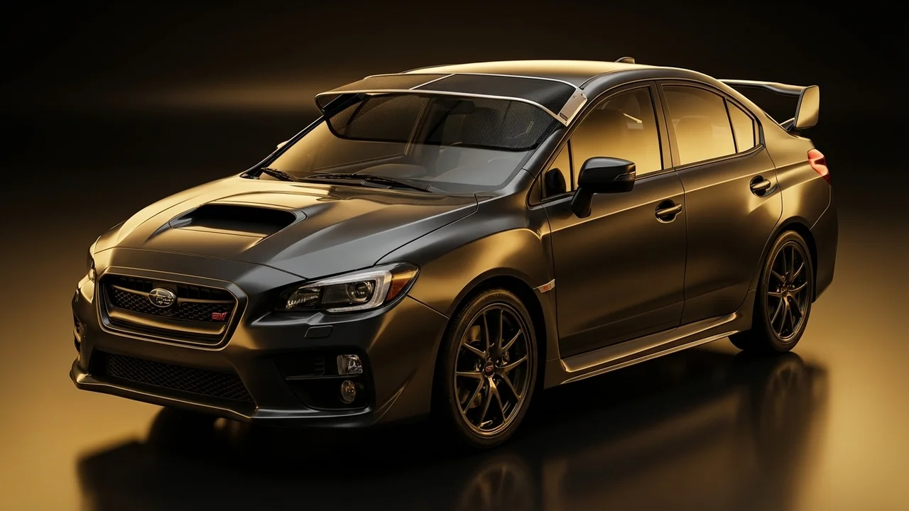 Subaru WRX STI Car Windscreen Sunvisor - 1