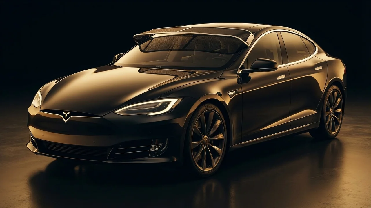 Tesla S Car Windscreen Sunvisor - 1