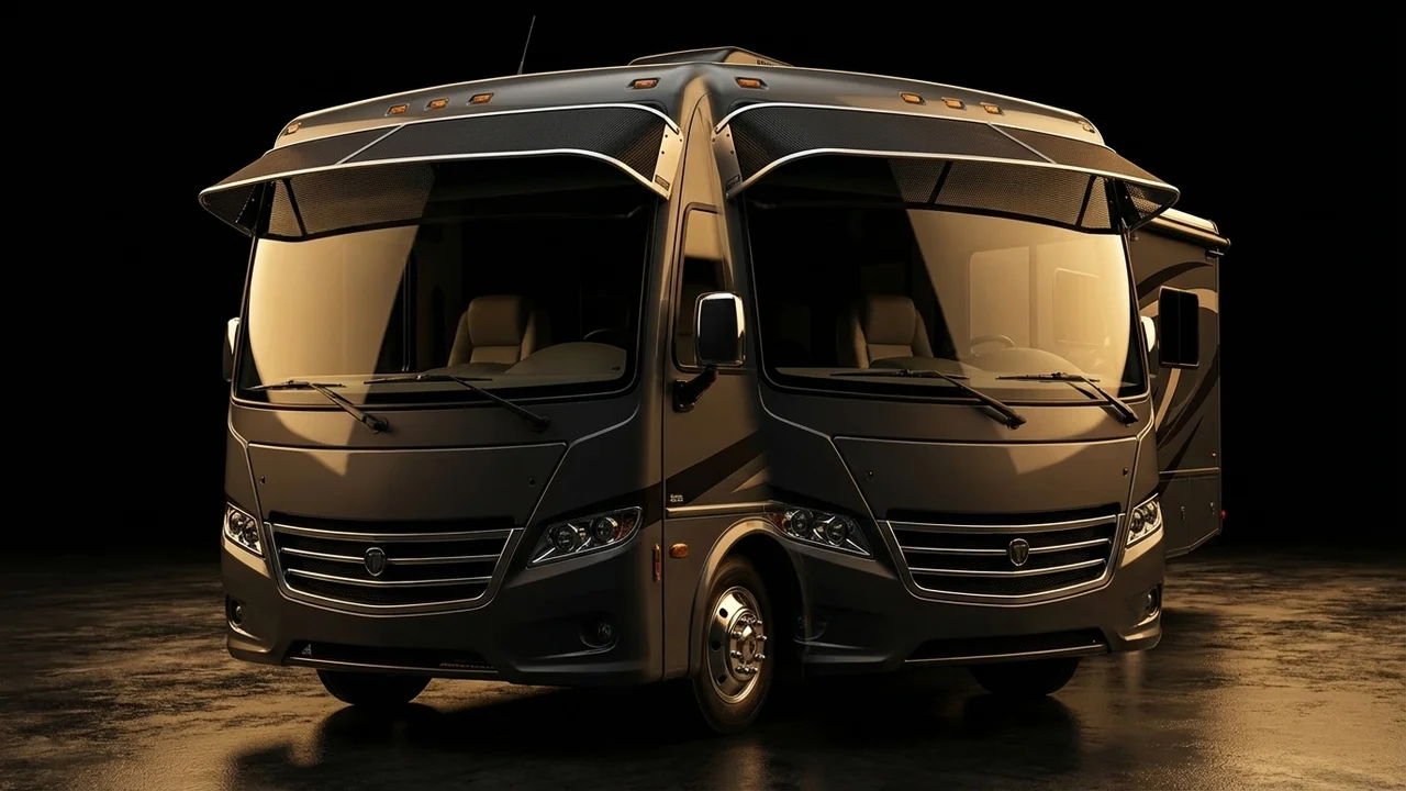 Thor Motor Coach Quantum LC Car Windscreen Sunvisor - 1