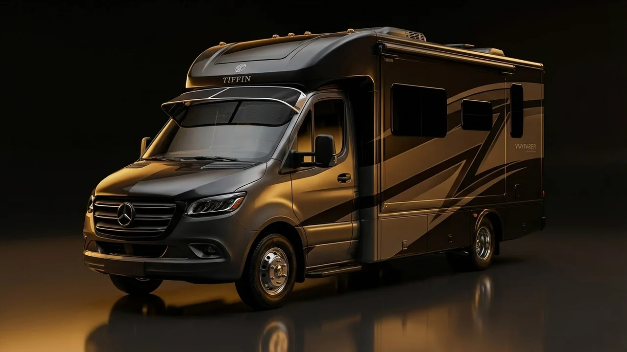 Tiffin Wayfarer Car Windscreen Sunvisor - 1