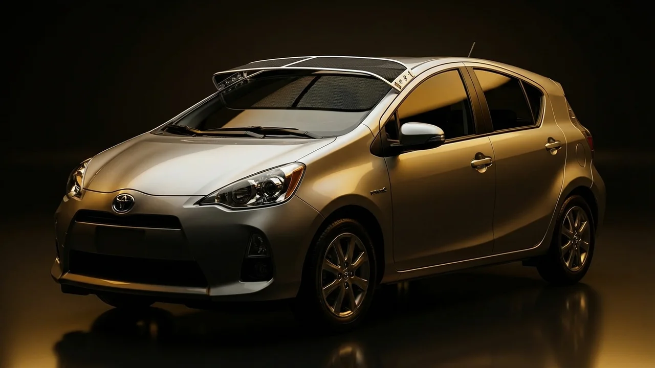 Toyota Prius C Car Windscreen Sunvisor - 1