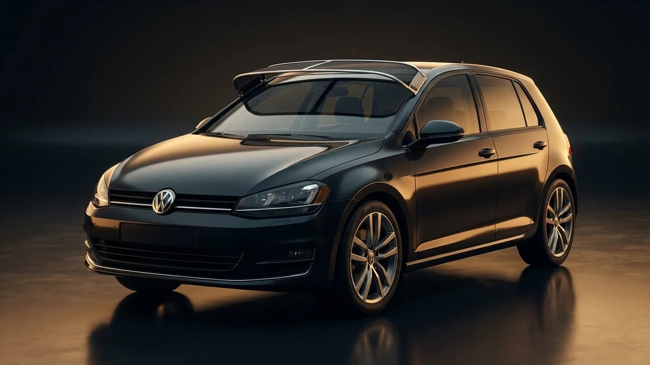 Volkswagen Golf City Car Windscreen Sunvisor - 1