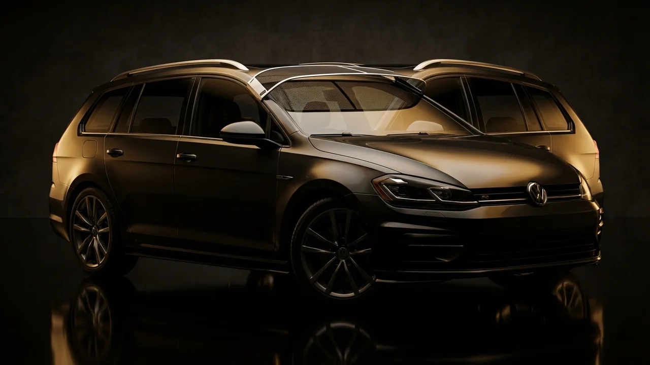 Volkswagen Golf SportWagen Car Windscreen Sunvisor - 1