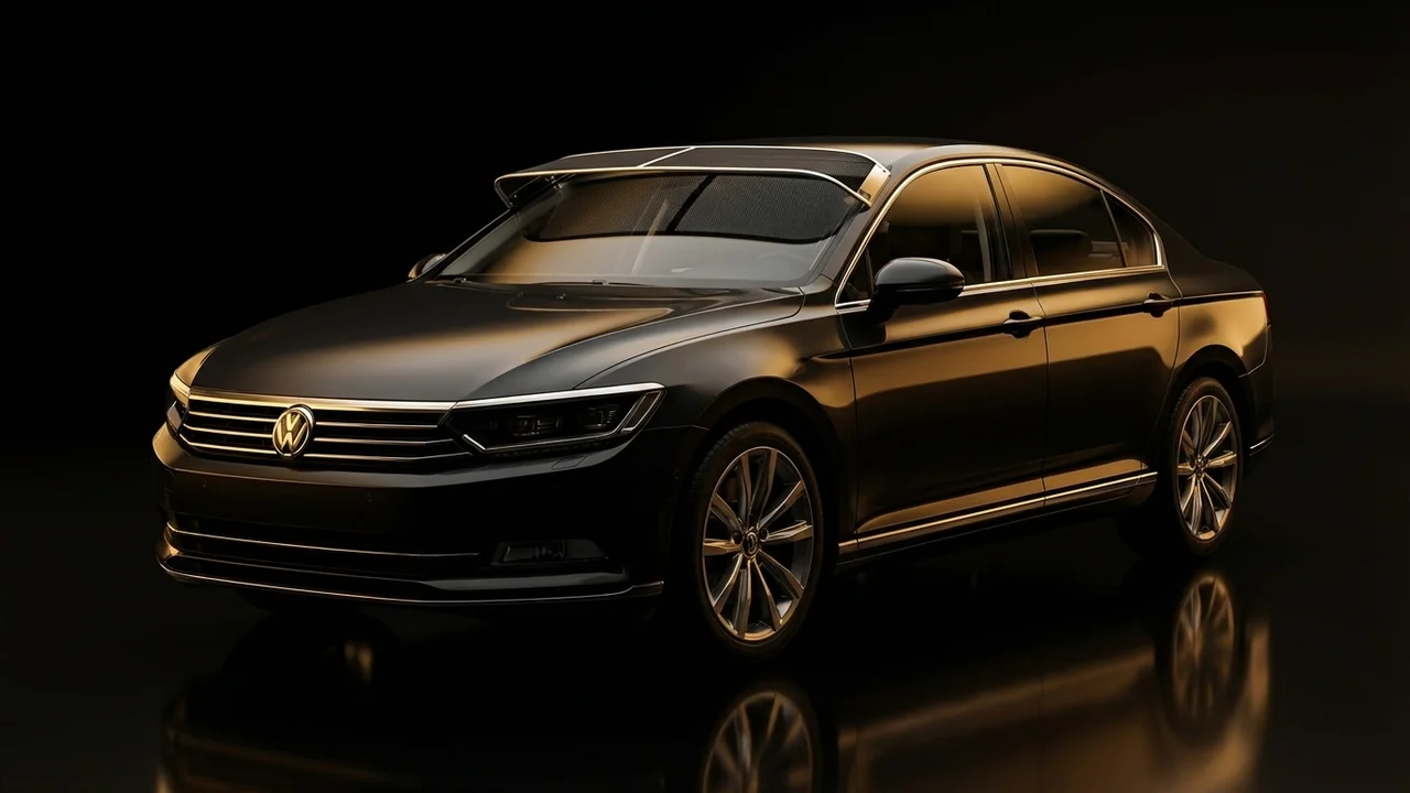 Volkswagen Passat Car Windscreen Sunvisor - 1