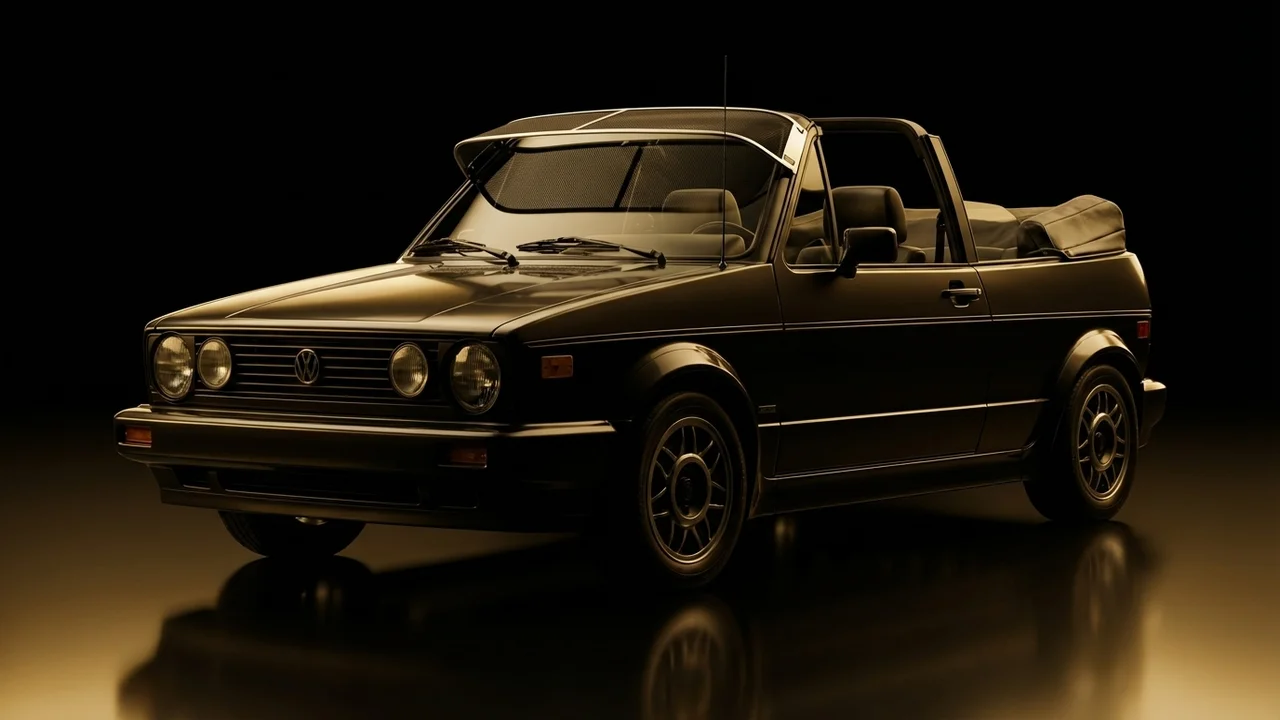 Volkswagen Rabbit Convertible Car Windscreen Sunvisor - 1