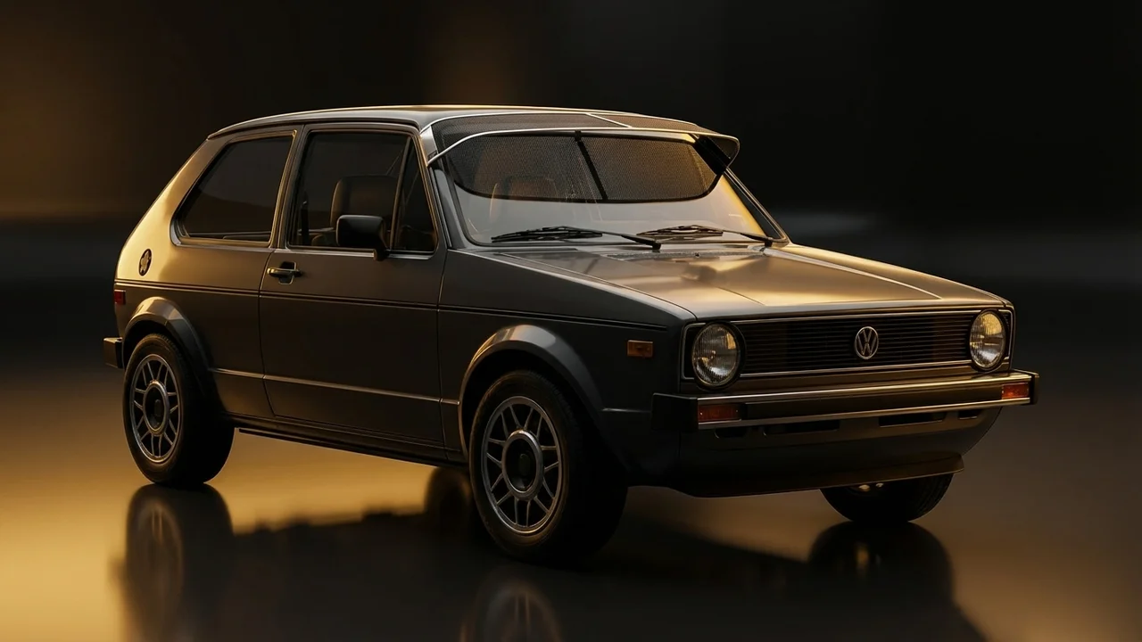 Volkswagen Rabbit Car Windscreen Sunvisor - 1