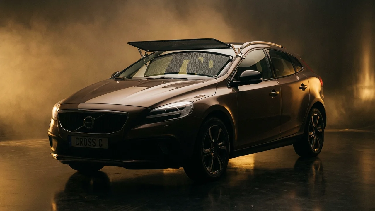 Volvo V40 Cross Country Car Windscreen Sunvisor - 1