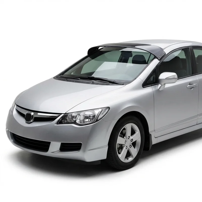 Tinted Acrylic Windscreen Sunvisor for Acura CSX (2006 - 2011) - 1