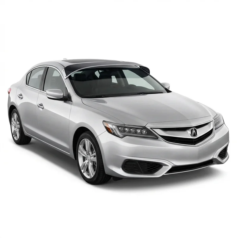 Tinted Acrylic Windscreen Sunvisor for Acura ILX (2013 - 2022) - 1