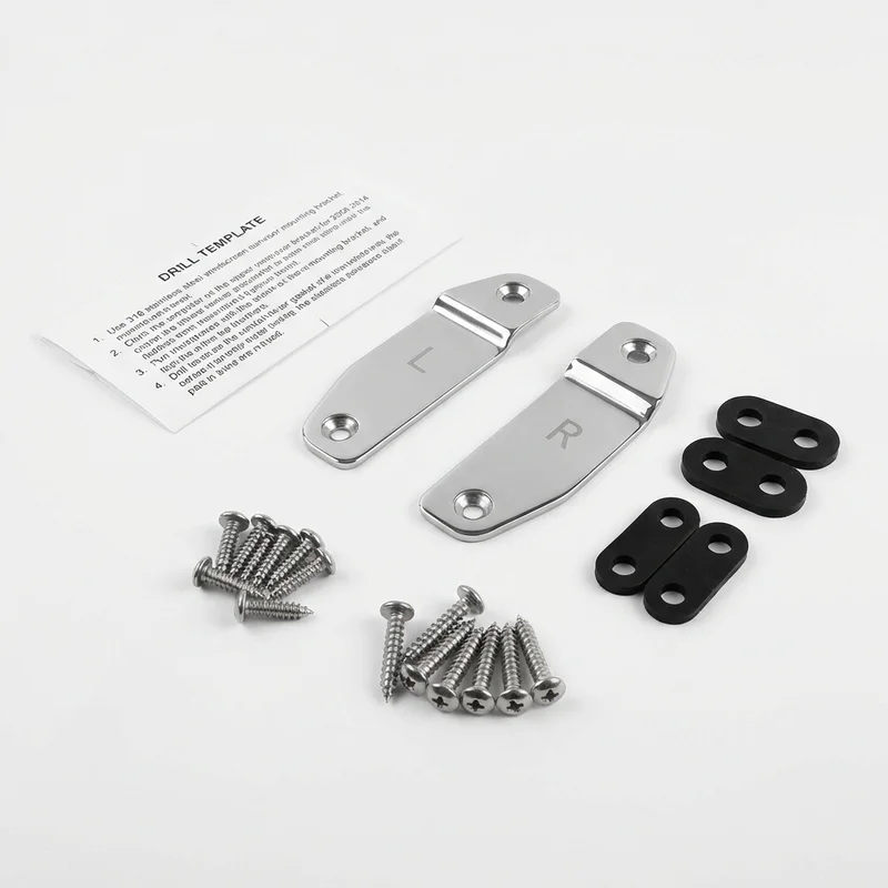 Stainless Steel Mounting Bracket Kit for Acura TSX (2004 - 2014) - 1