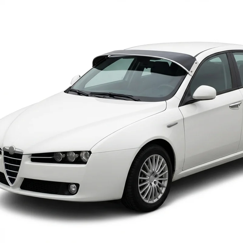 Tinted Acrylic Windscreen Sunvisor for Alfa Romeo 159 (2007 - 2012) - 1