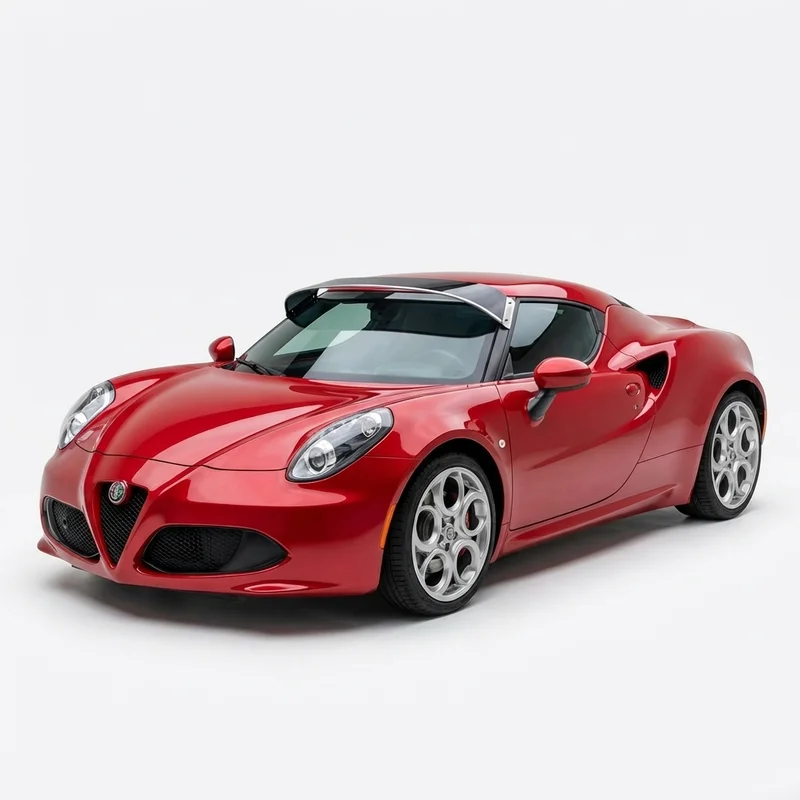 Tinted Acrylic Windscreen Sunvisor for Alfa Romeo 4C (2015 - 2020) - 1