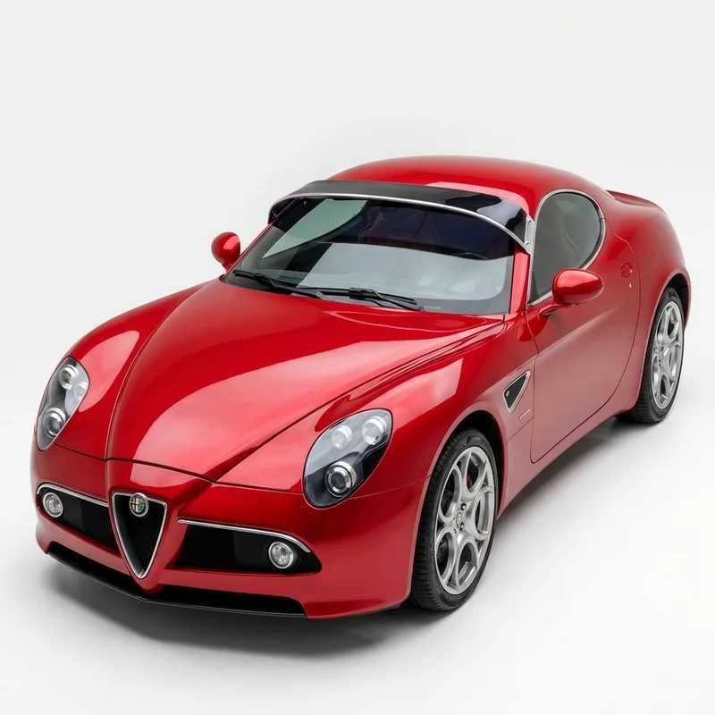 Tinted Acrylic Windscreen Sunvisor for Alfa Romeo 8C (2008 - 2008) - 1