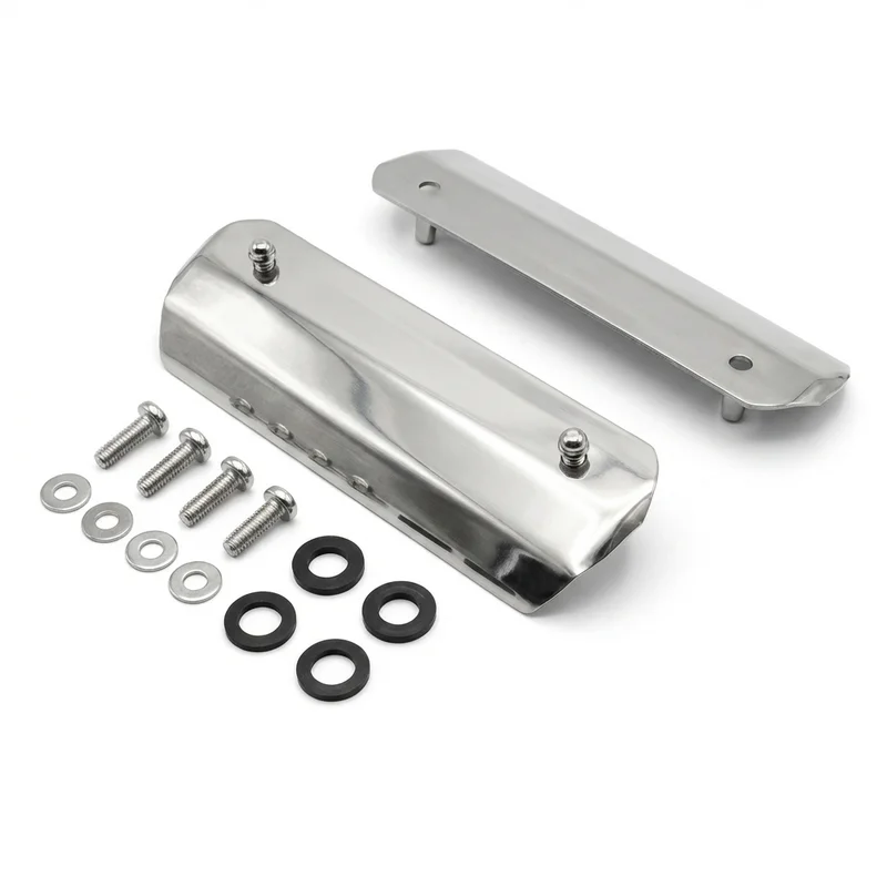 Stainless Steel Mounting Bracket Kit for AM General DJ5 (1969 - 1974) - 1