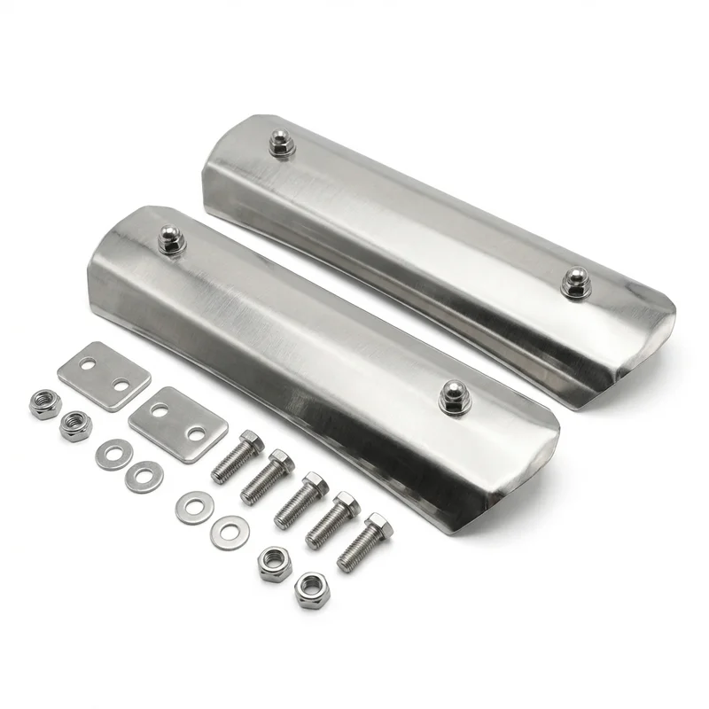 Stainless Steel Mounting Bracket Kit for AM General Hummer H3 (2006 - 2010) - 1