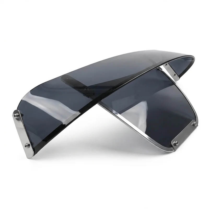 Tinted Acrylic Windscreen Sunvisor for AM General Hummer H3 (2006 - 2010) - 1