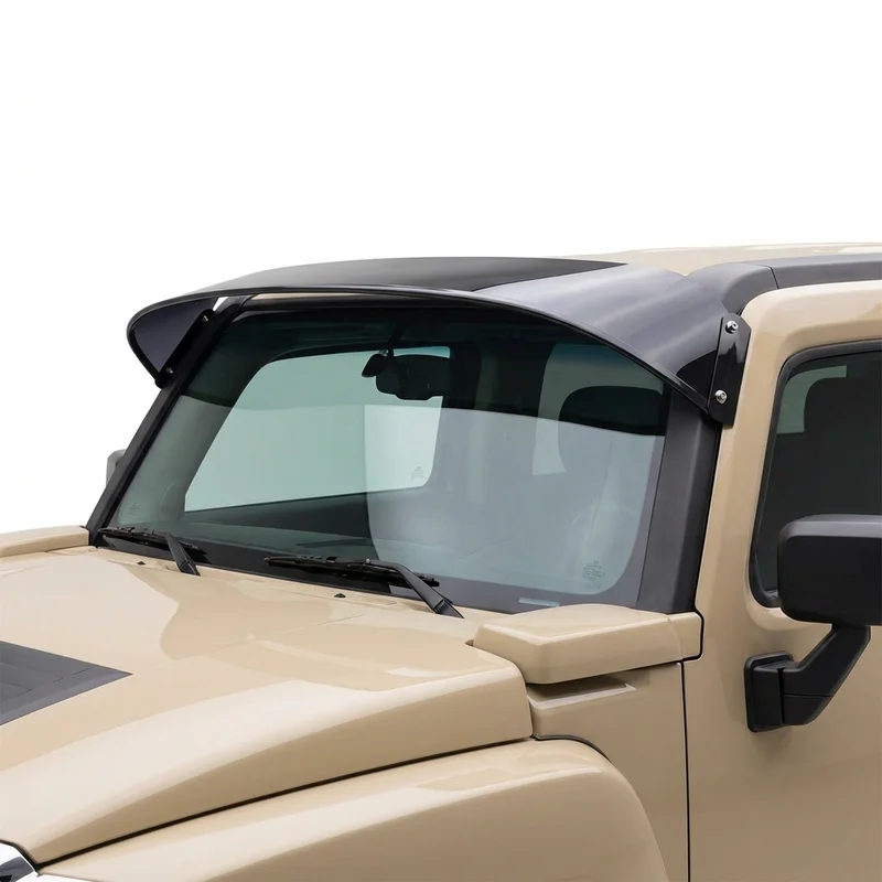 Tinted Acrylic Windscreen Sunvisor for AM General Hummer H3T (2009 - 2010) - 1