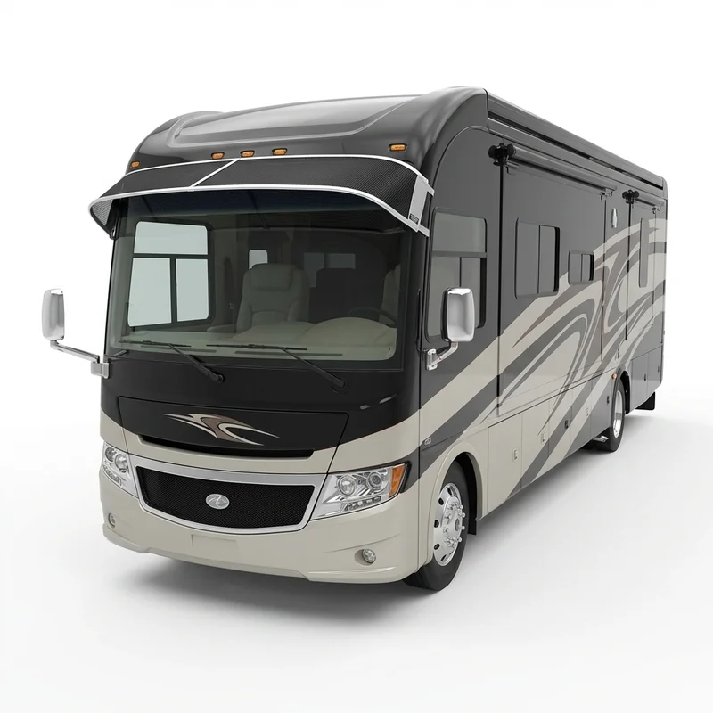 Premium Mesh Windscreen Sunvisor for American Coach American Patriot (2018 - 2022) - 1