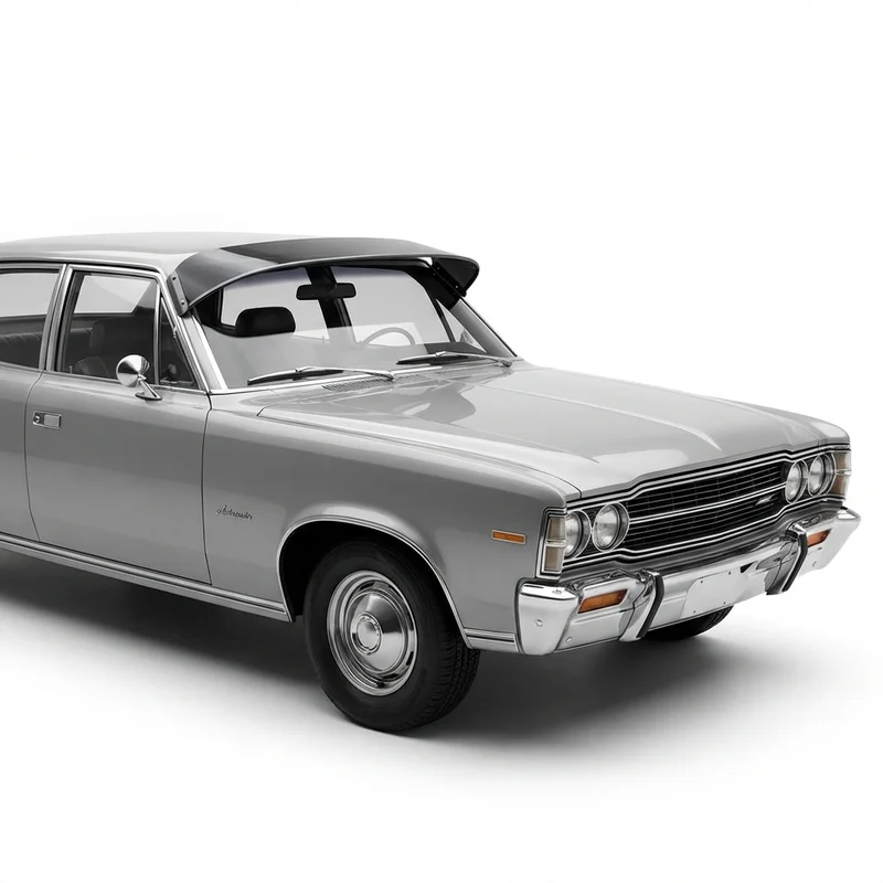 Tinted Acrylic Windscreen Sunvisor for American Motors Ambassador (1960 - 1974) - 1