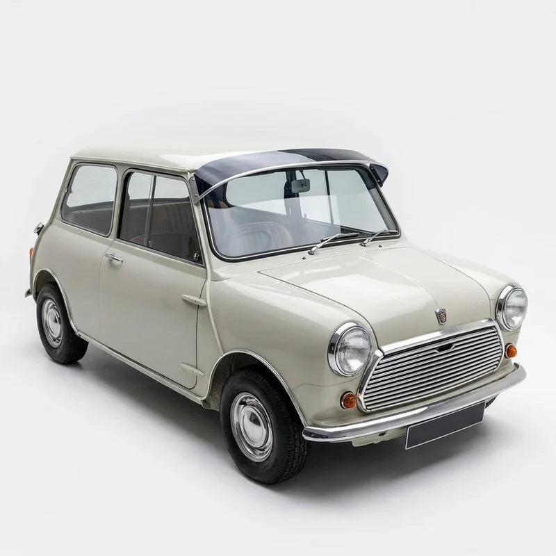 Tinted Acrylic Windscreen Sunvisor for Austin Mini Cooper (1962 - 1967) - 1