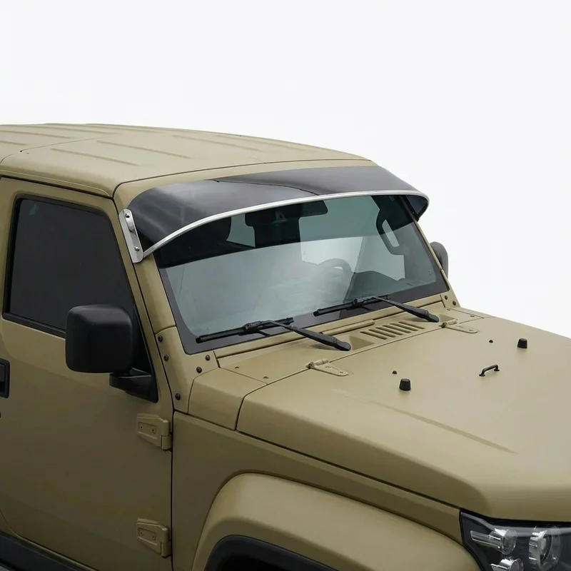 Tinted Acrylic Windscreen Sunvisor for BAIC BJ40 (2018 - 2022) - 1