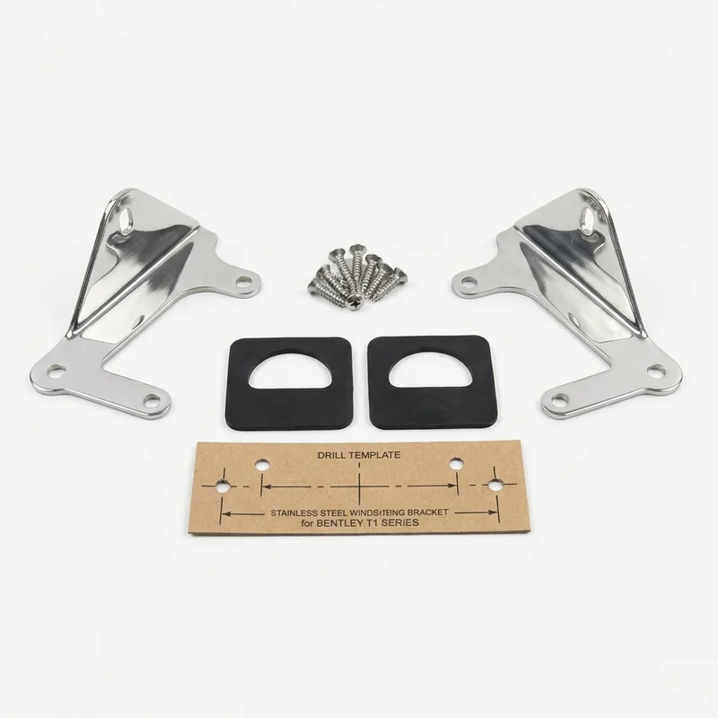 Stainless Steel Mounting Bracket Kit for Bentley T1 Series (1970 - 1976) - 1