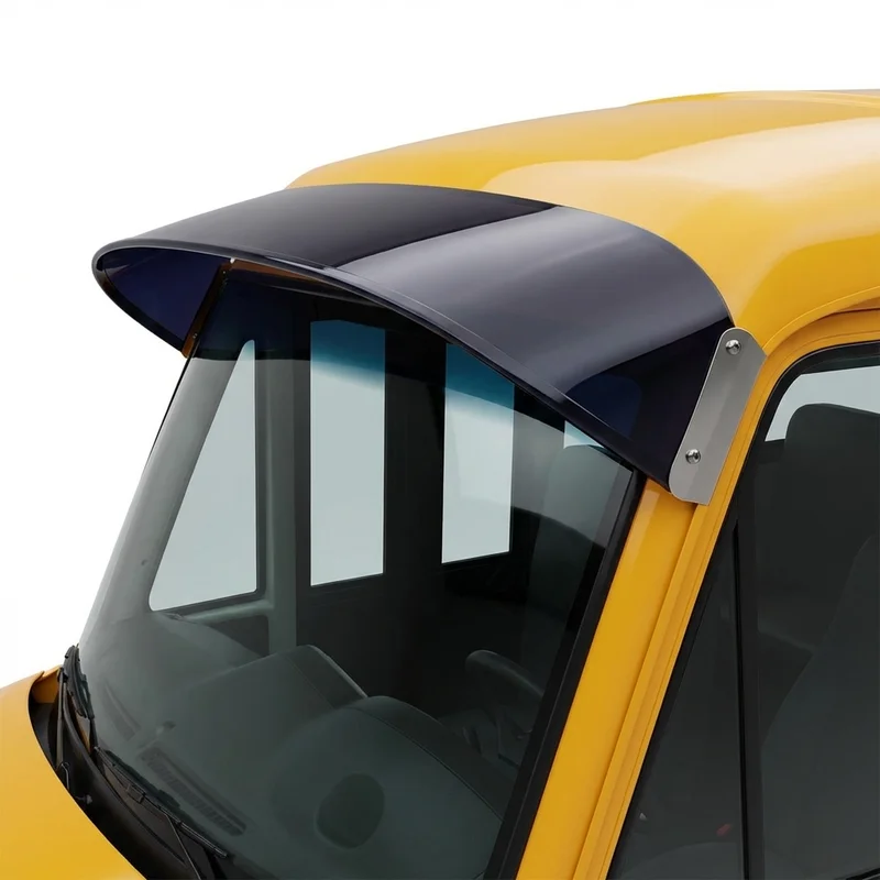 Tinted Acrylic Windscreen Sunvisor for Blue Bird Vision School Bus (2008 - 2020) - 1