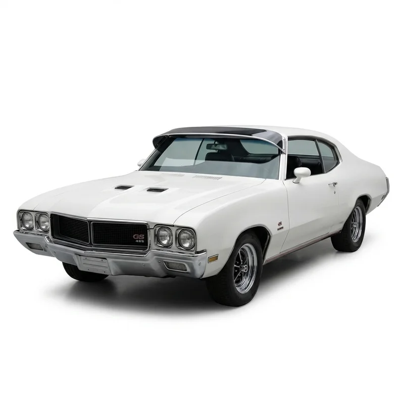 Tinted Acrylic Windscreen Sunvisor for Buick GS 455 (1970 - 1972) - 1