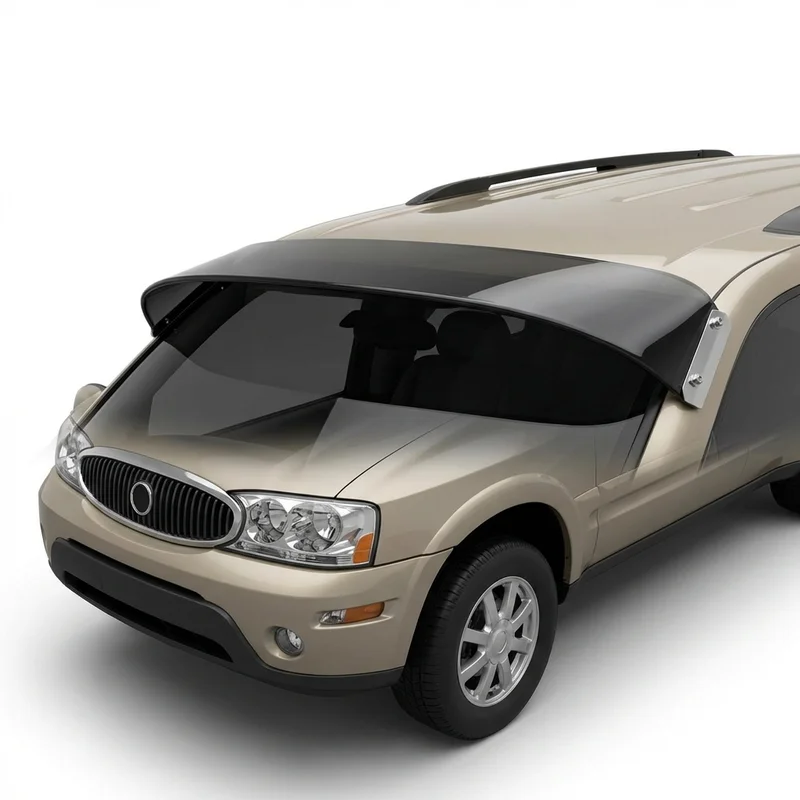 Tinted Acrylic Windscreen Sunvisor for Buick Rainier (2004 - 2007) - 1