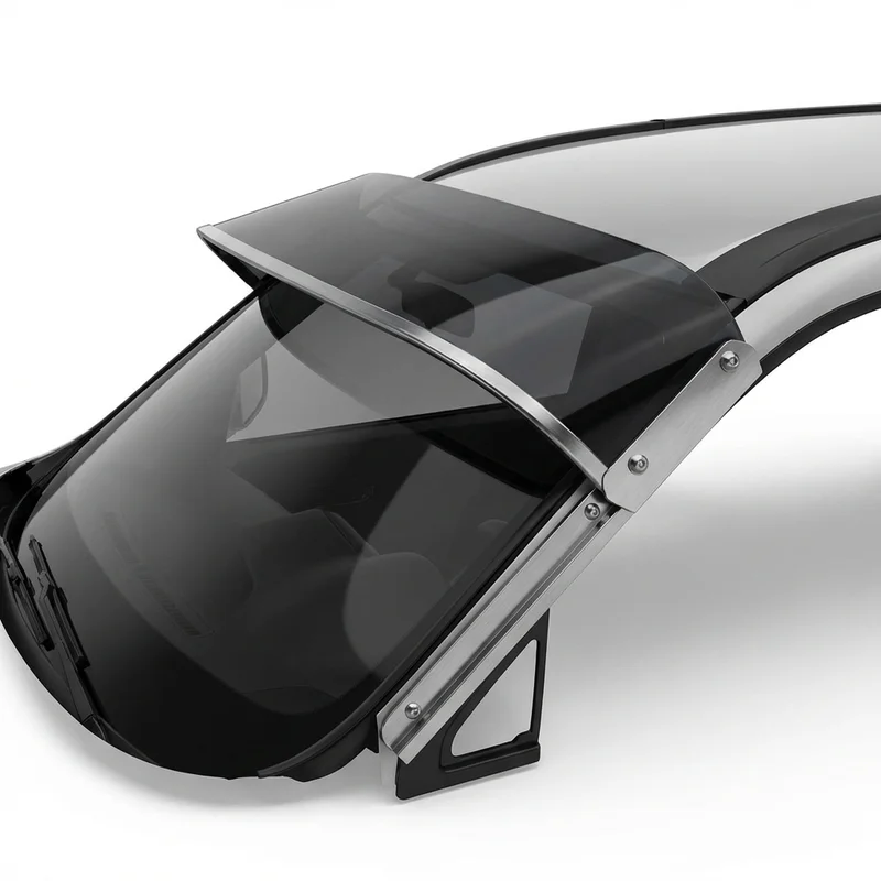 Tinted Acrylic Windscreen Sunvisor for Buick Rendezvous (2002 - 2007) - 1