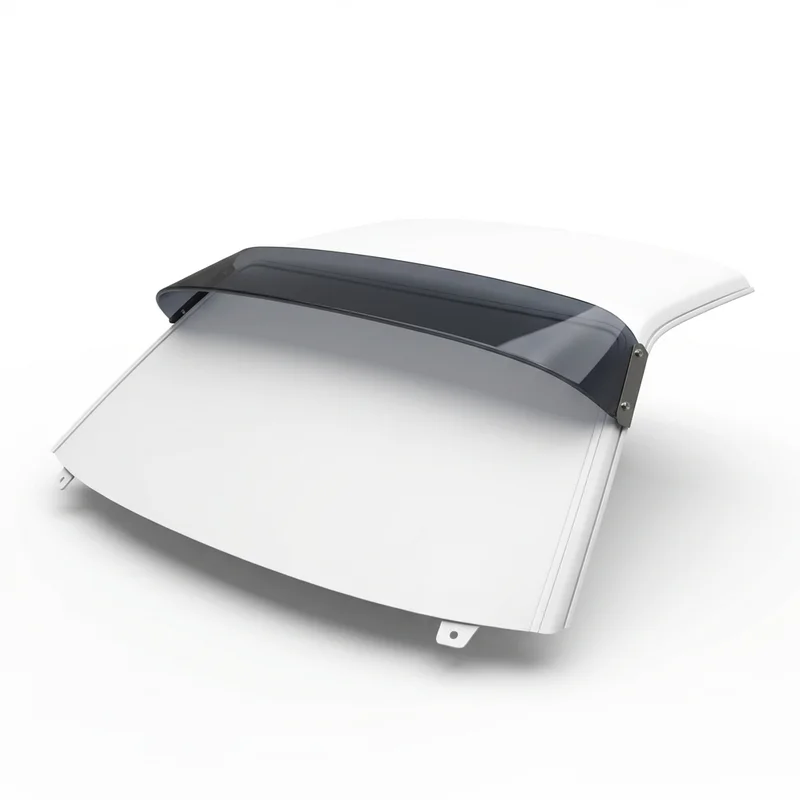 Tinted Acrylic Windscreen Sunvisor for Cadillac Cimarron (1982 - 1988) - 1