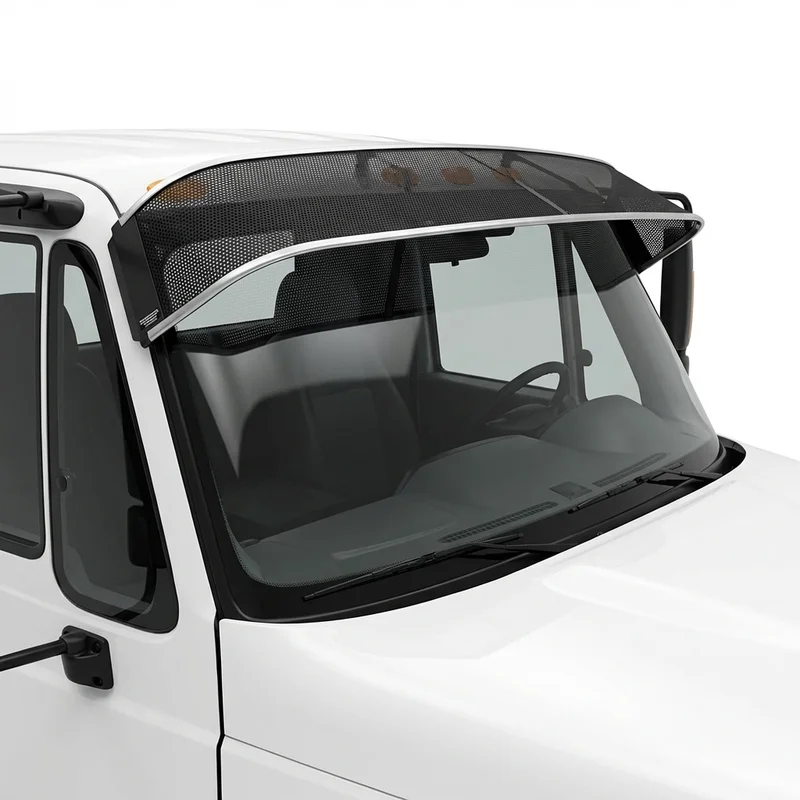 Premium Mesh Windscreen Sunvisor for Caterpillar CT660 (2012 - 2017) - 1