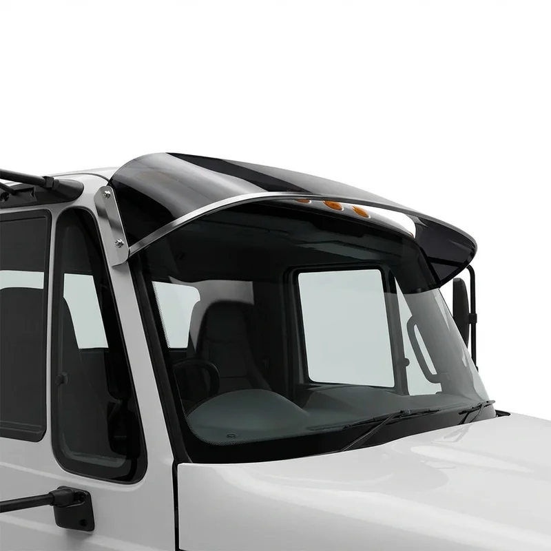 Tinted Acrylic Windscreen Sunvisor for Caterpillar CT660 (2012 - 2017) - 1