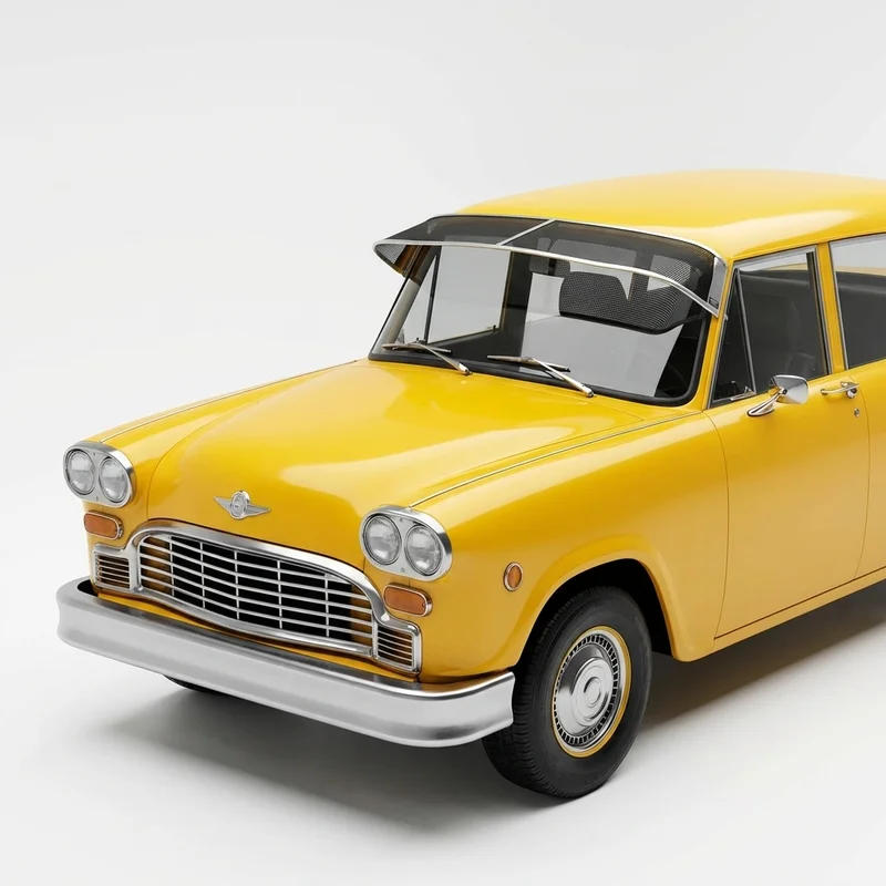 Premium Mesh Windscreen Sunvisor for Checker Taxicab (1970 - 1974) - 1