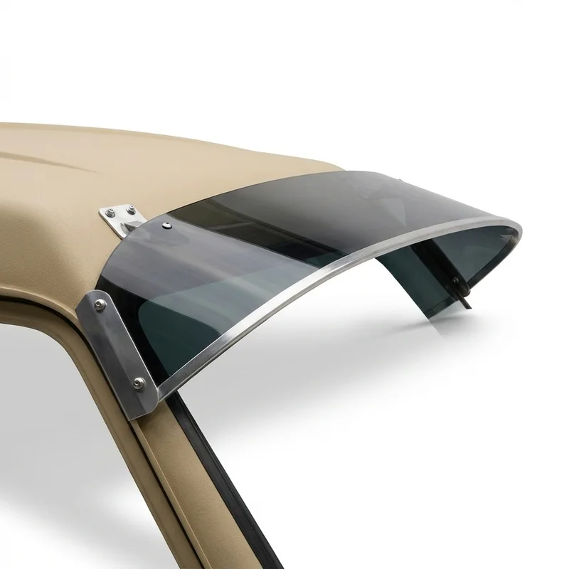 Tinted Acrylic Windscreen Sunvisor for Chinook Motor Coach Cascade (2003 - 2005) - 1