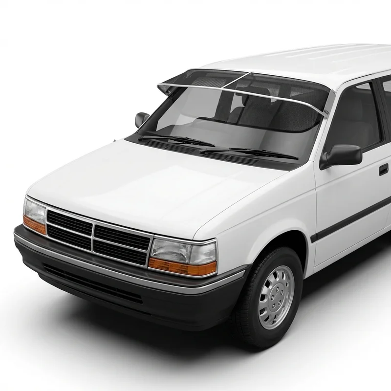 Premium Mesh Windscreen Sunvisor for Chrysler Phantom (1987 - 1994) - 1