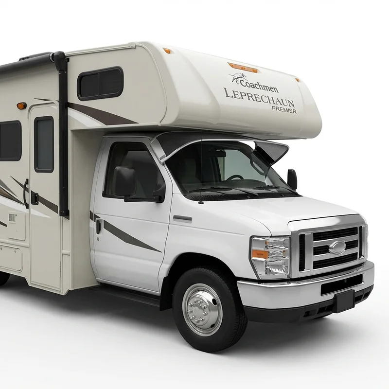 Premium Mesh Windscreen Sunvisor for Coachmen Leprechaun Premier (2019 - 2021) - 1