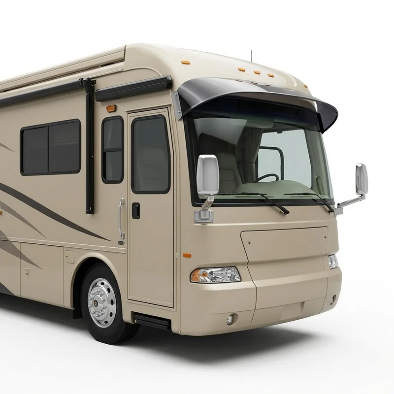 Tinted Acrylic Windscreen Sunvisor for Country Coach Motorhome Magna (2010 - 2010) - 1