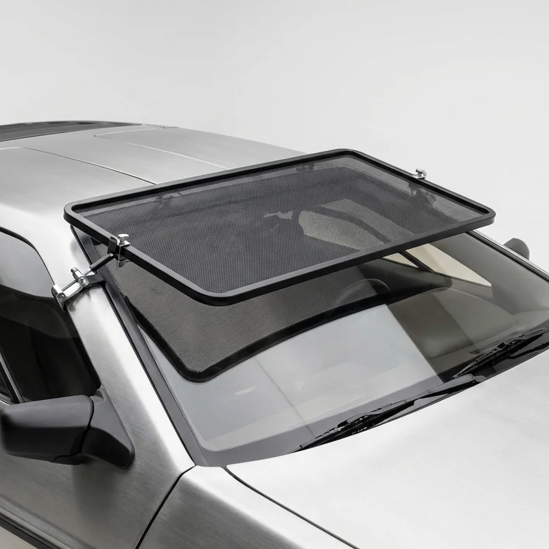 Premium Mesh Windscreen Sunvisor for DeLorean DMC 12 (1981 - 1983) - 1