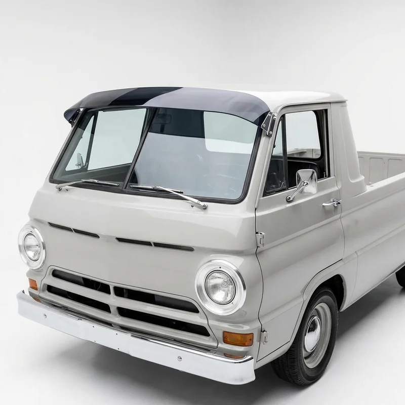 Tinted Acrylic Windscreen Sunvisor for Dodge A100 Truck (1965 - 1970) - 1