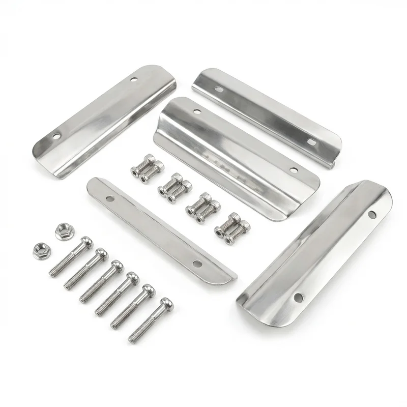 Stainless Steel Mounting Bracket Kit for Dodge A108 Van (1967 - 1970) - 1