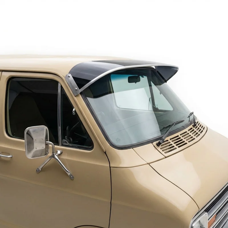 Tinted Acrylic Windscreen Sunvisor for Dodge B100 Van (1971 - 1974) - 1