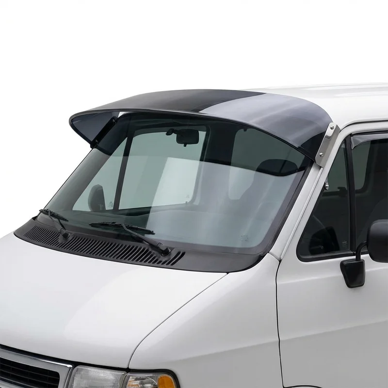 Tinted Acrylic Windscreen Sunvisor for Dodge B1500 (1995 - 1998) - 1