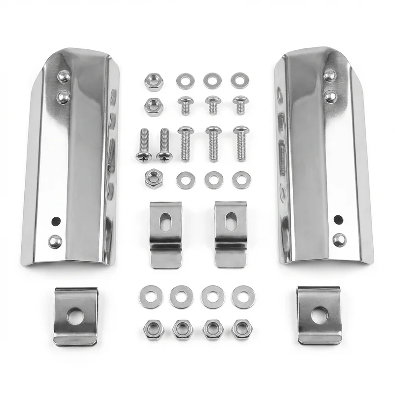 Stainless Steel Mounting Bracket Kit for Dodge B200 Van (1971 - 1974) - 1