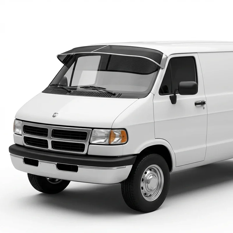 Premium Mesh Windscreen Sunvisor for Dodge B2500 (1995 - 1998) - 1